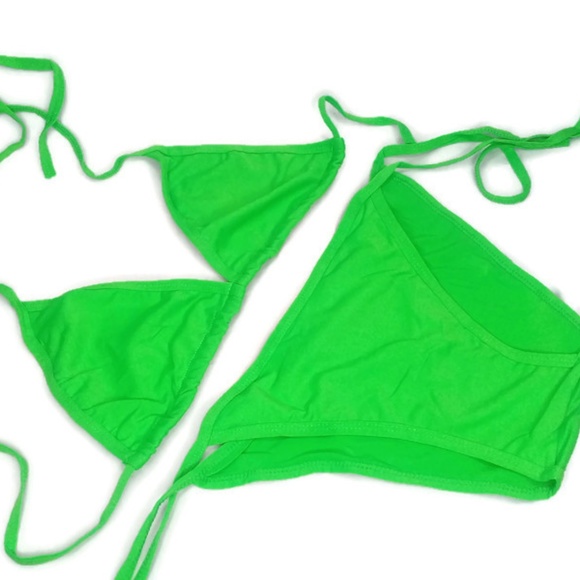 New! Green string bikini - Picture 2 of 4